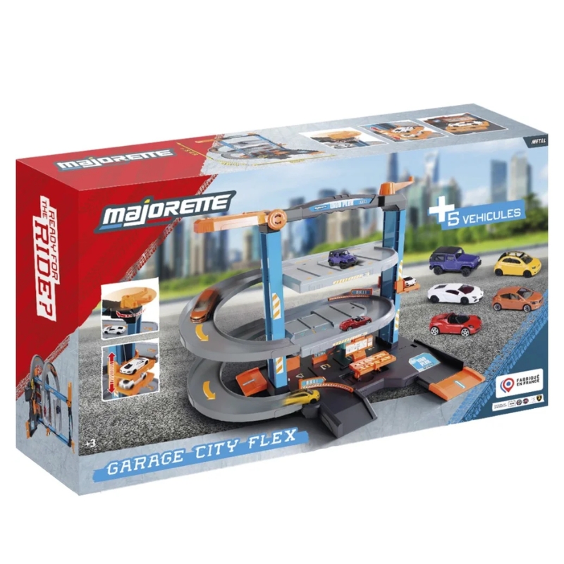 Majorette Garaż City Flex Cu 5 Vehicule