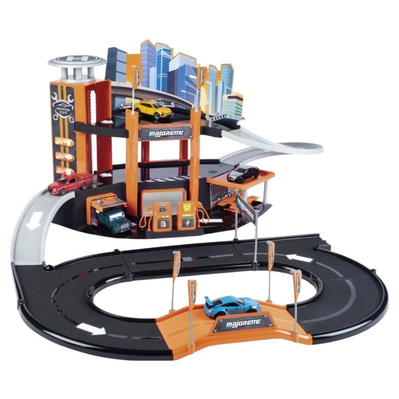 Garaj Majorette Motor City Plus + 1 Auto