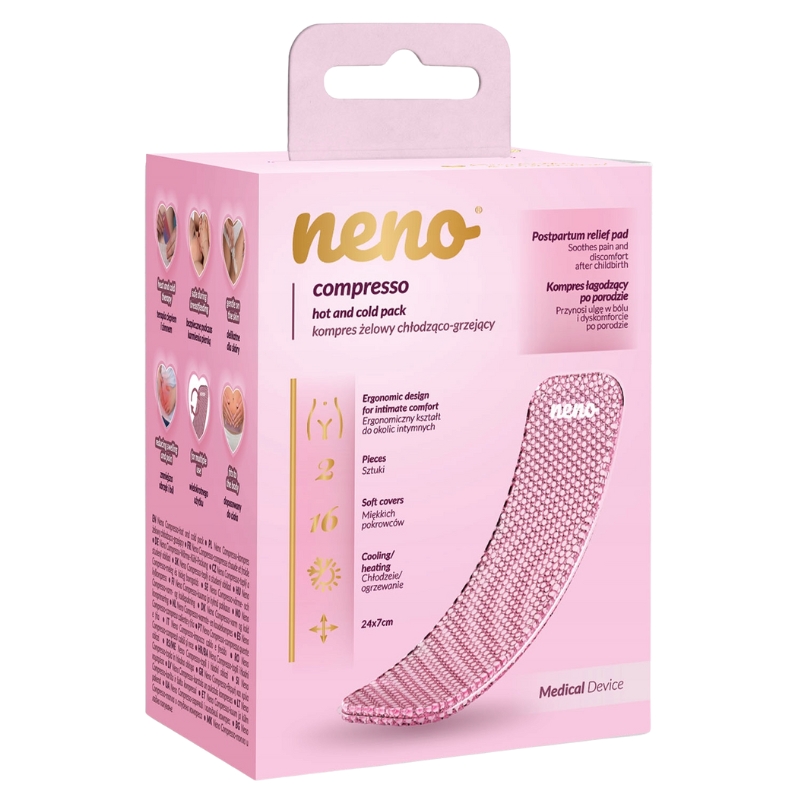 Neno Compresso Postpartum Compres Gel Refrigerant-Încălzit 2 Bucăți