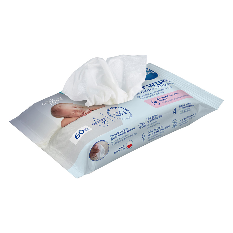 Canpol Babies Șervețele Umidificate Pentru Sugari Și Copii 60 Bucăți