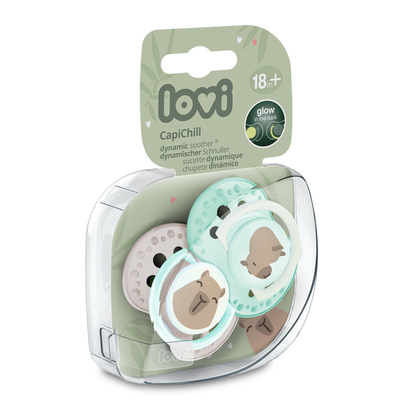 Lovi Suzetă Silicona Dinamică 2buc. 0-6m CapiChill Boy