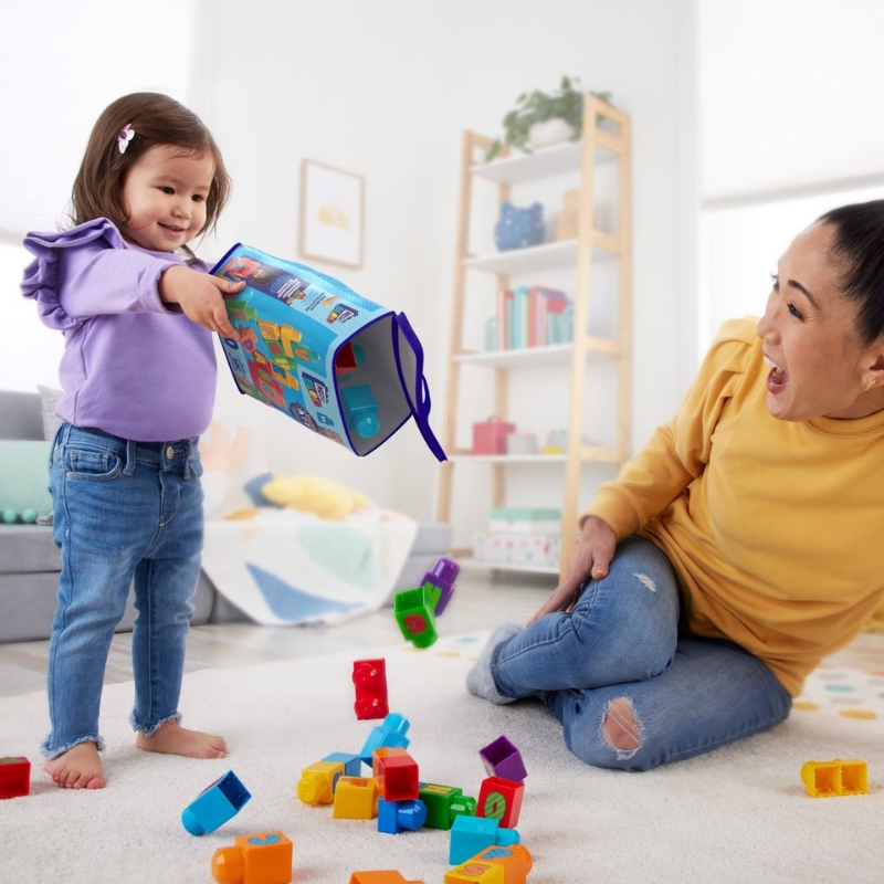 Mega Blocks ABC building Bag JUCĂRII EDUCAȚIONALE ABC