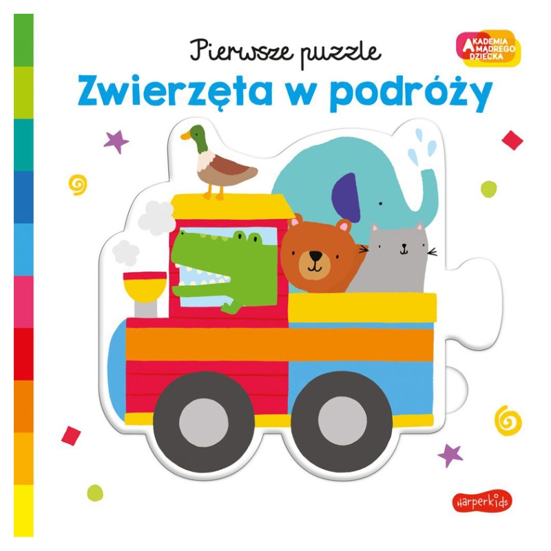 HarperKids Academia Copilului Înțelept Primele Puzzle-uri Animale în Călătorie