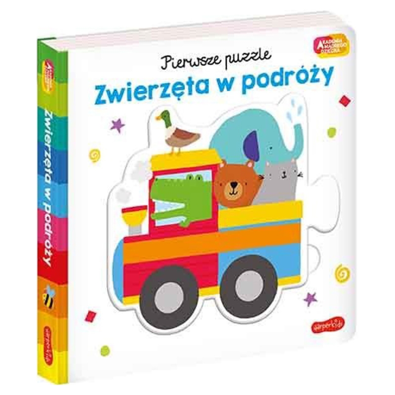 HarperKids Academia Copilului Înțelept Primele Puzzle-uri Animale în Călătorie