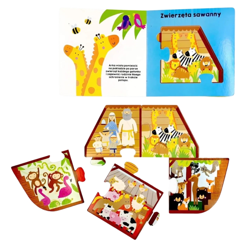 HarperKids Academia Copilului Înțelept Primul Puzzle Animale în Călătorie