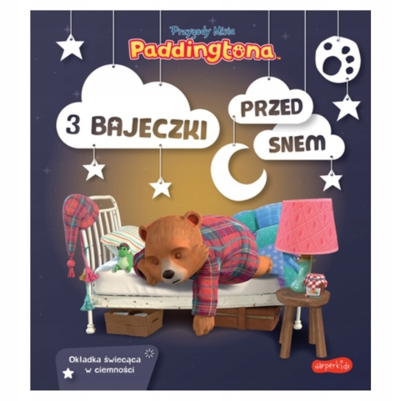 HarperKids Aventurile Ursului Paddington 3 Povestiri înainte de somn Copertă care strălucește în întuneric