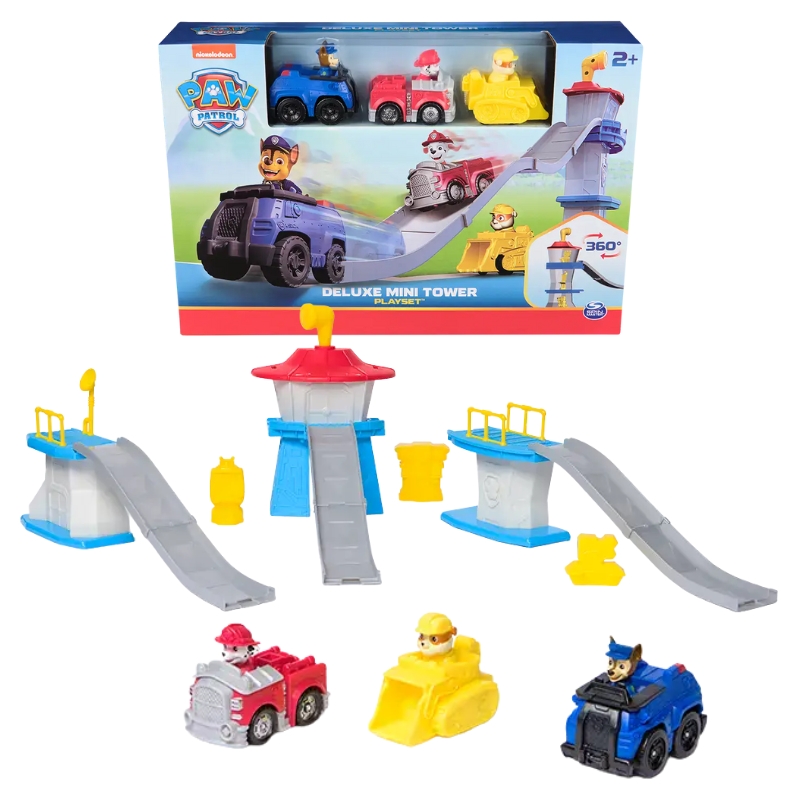 Psi Patrol Mini Tower Bundle Set Deluxe Turnul 3 în 1