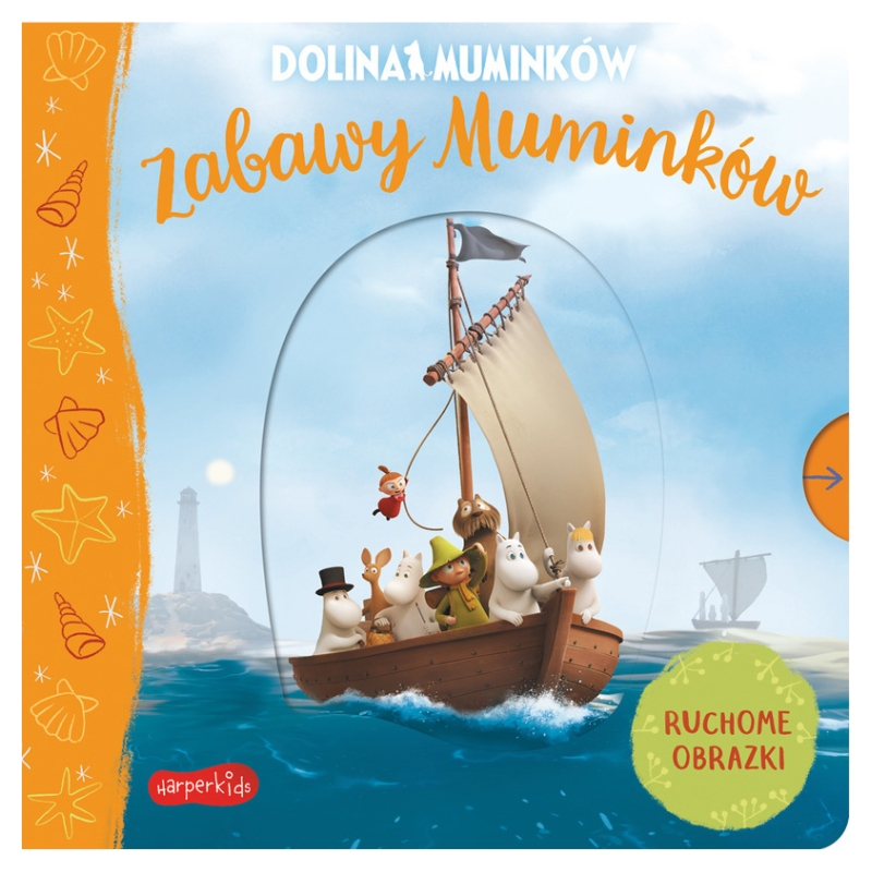 HarperKids Carte cu Elemente Mobile Descoperă Muminków