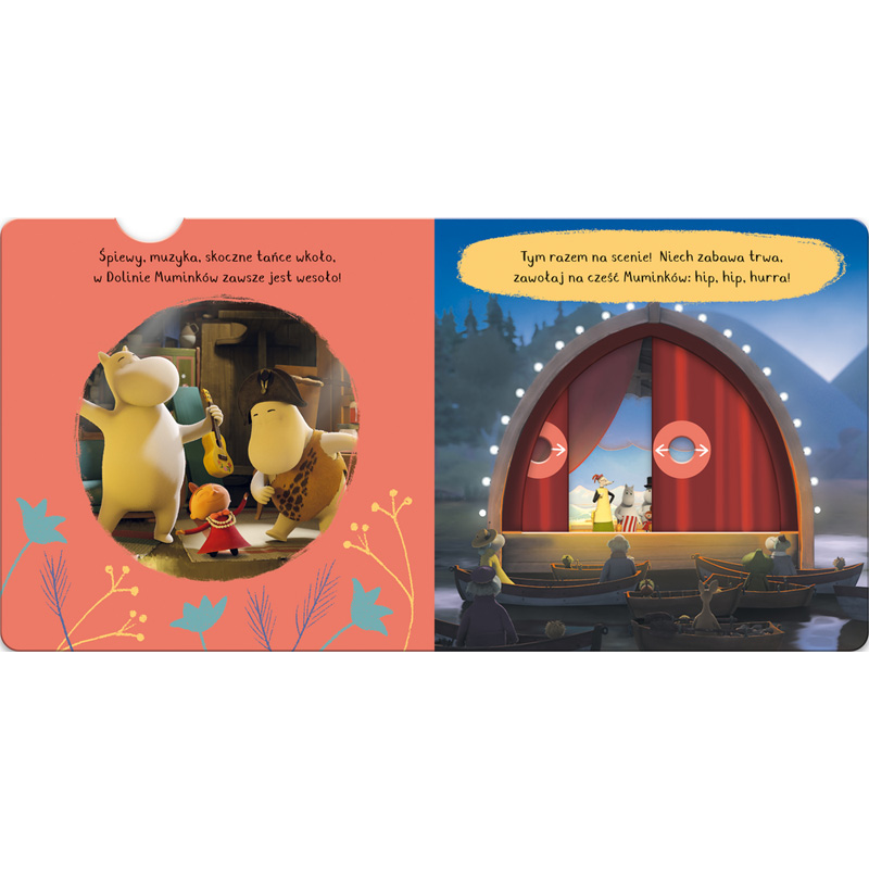HarperKids Carte cu Elemente Mobile Descoperă Muminków