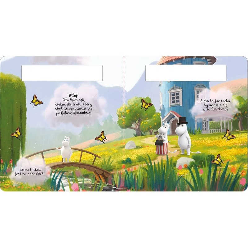 Carte de colorat cu apă Valea Muminków Magia Apelor
