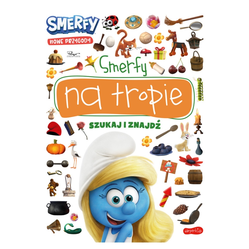 HarperKids Carte de Căutare și Găsire a Smurf-ilor pe Urmă