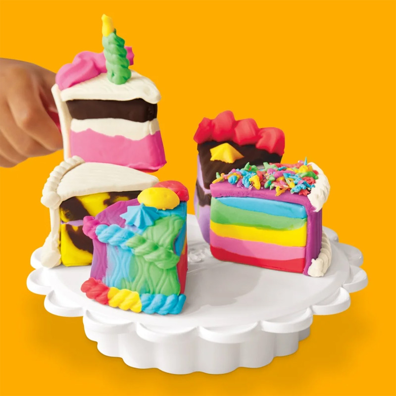 Play-Doh Setul Curcubeu Turtă Dulce Coacerea Torturilor
