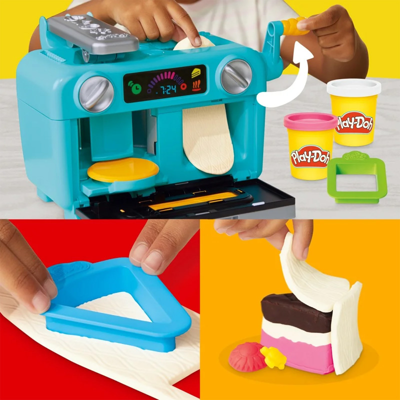 Play-Doh Setul Curcubeu Turtă Dulce Coacerea Torturilor