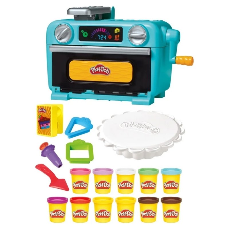 Play-Doh Setul Curcubeu Turtă Dulce Coacerea Torturilor