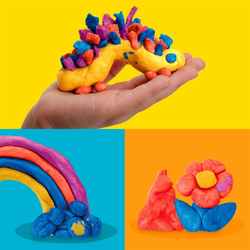 Play-Doh 4Pak Culori Metalice