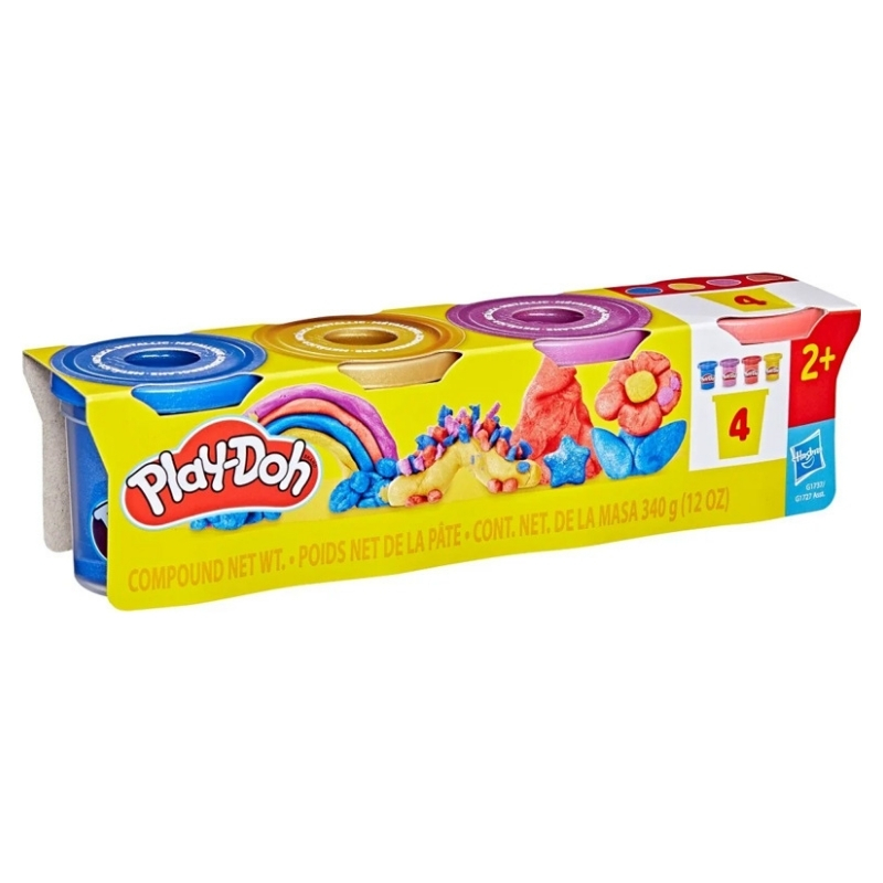 Play-Doh 4Pak Culori Metalice