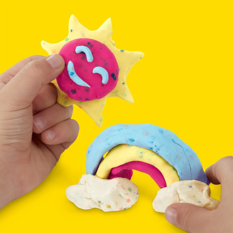 Play-Doh 4Pak Confetti 4 Tuburi