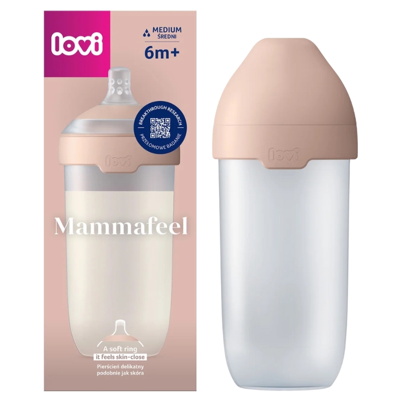 Sticlă Anticolică pentru Copii LOVI Mammafeel 330 ml