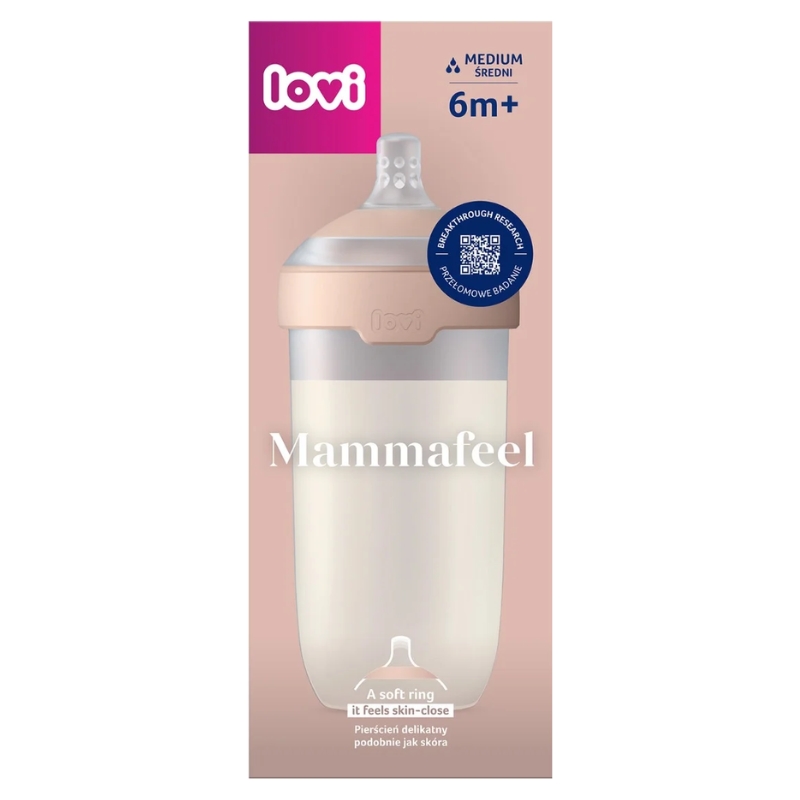 Sticlă Anticolică pentru Copii LOVI Mammafeel 330 ml