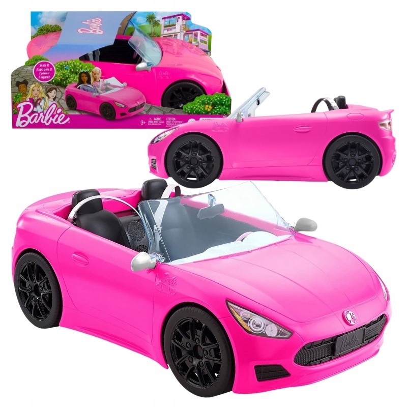 Barbie Różowy Kabriolet Samochód Auto Autko Dla Lalek Barbie