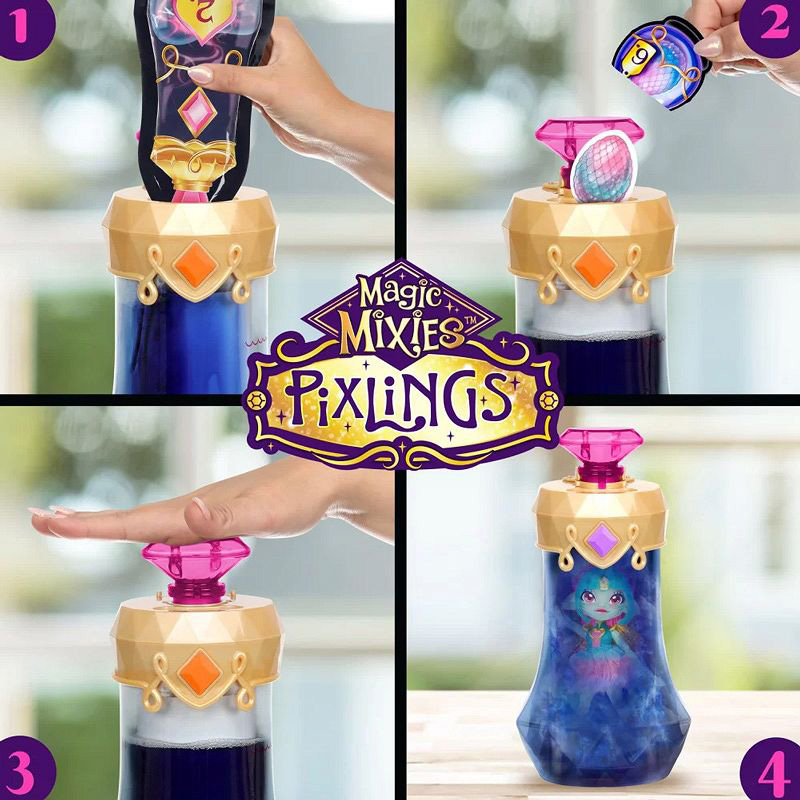 Magic Mixies Papusa Zână Papusa Colectibila Pixlings Cu Poțiune