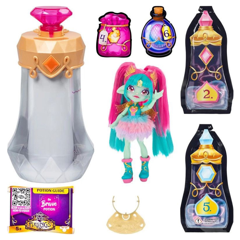 Magic Mixies Papusa Zână Papusa Colectibila Pixlings Cu Poțiune