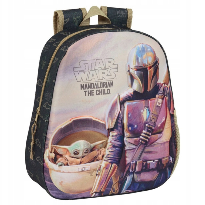 Safta Rucsac Mic Războinici în Stele: Mandalorian 3D