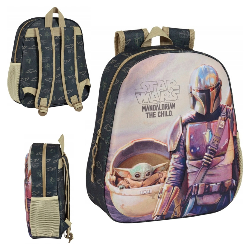 Safta Rucsac Mic Războinici în Stele: Mandalorian 3D