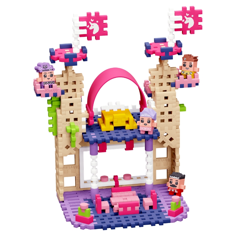 Marioinex Mini Waffle Princess Piese de Construcție Castelul Prințesei