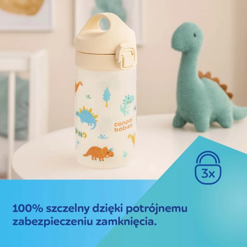 Canpol Babies Bidon Na Wodă Pentru Copii 400ml Junior 