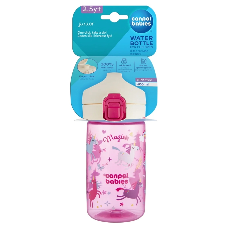 Canpol Babies Bidon Na Wodă Pentru Copii 400ml Junior 