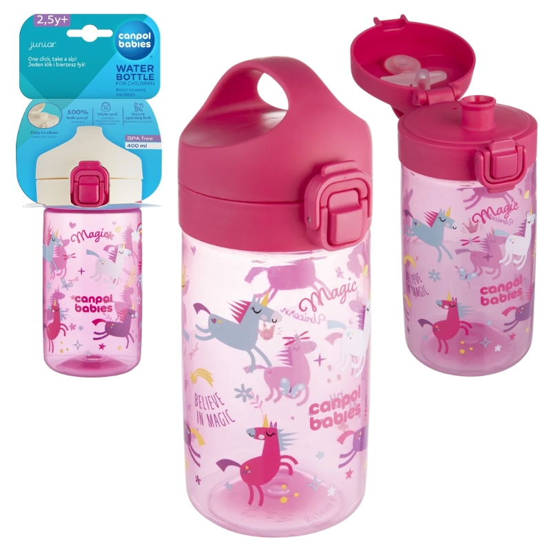 Canpol Babies Bidon Na Wodă Pentru Copii 400ml Junior 