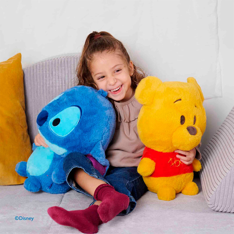 Disney Huggables Păpușă de Plus Stitch Jucărie Moale 35cm 0m+