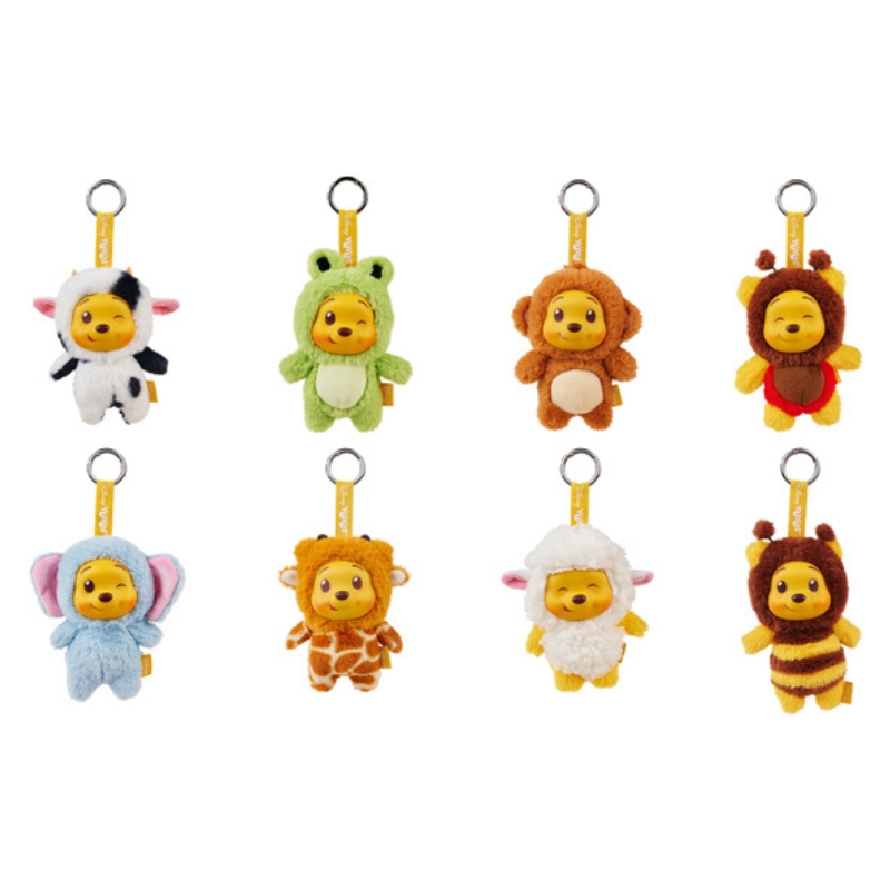 Disney YuYus Winnie the Pooh Figurina Surpriză Breloc Jucărie de Pluș
