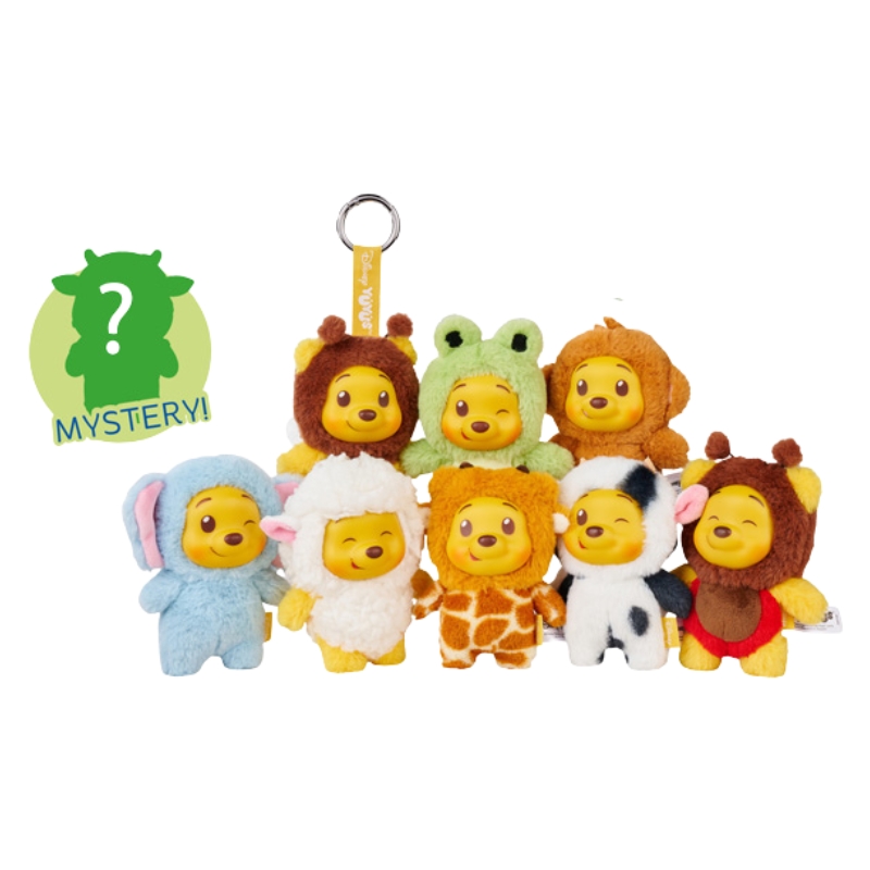 Disney YuYus Winnie the Pooh Figurina Surpriză Breloc Jucărie de Pluș