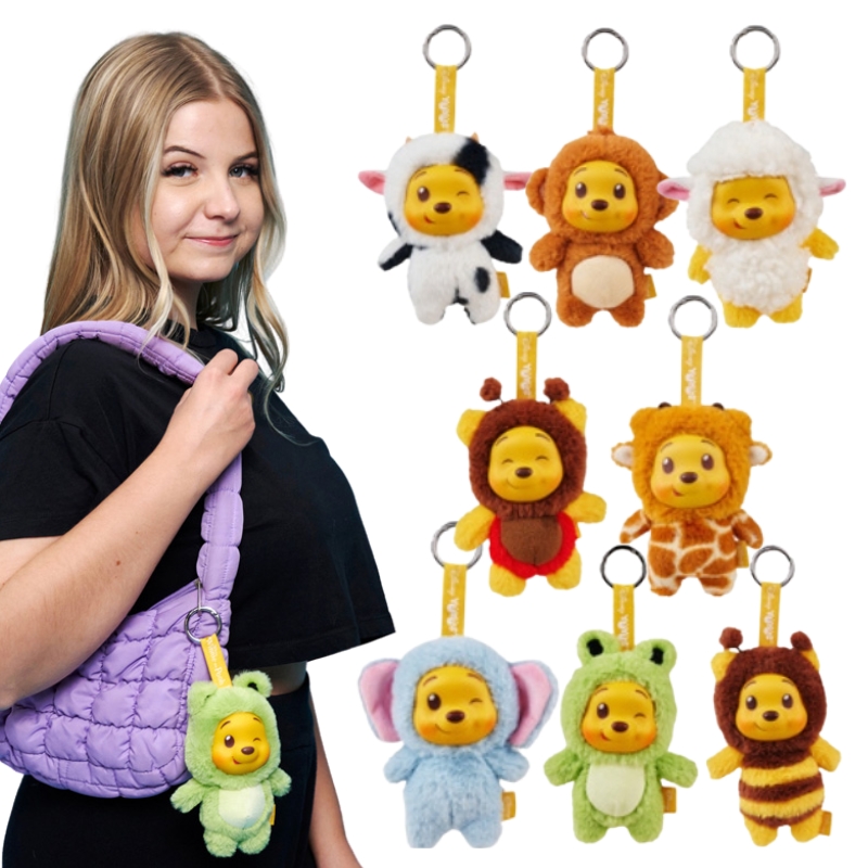 Disney YuYus Winnie the Pooh Figurina Surpriză Breloc Jucărie de Pluș