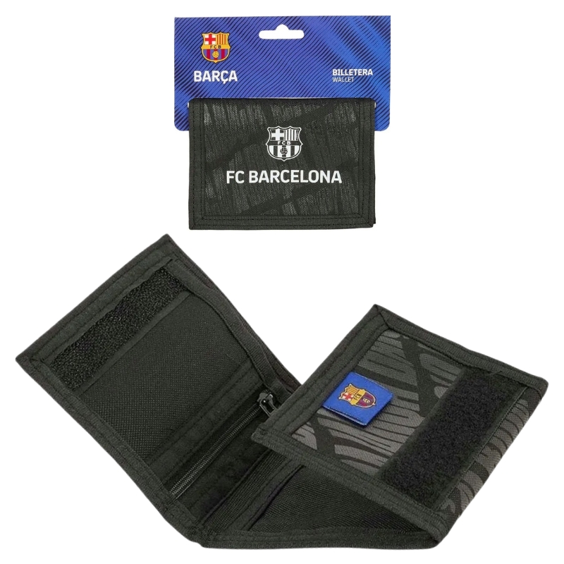 Safta Portofel Na Rzep Dla Dzieci FC Barcelona FCB Czarny