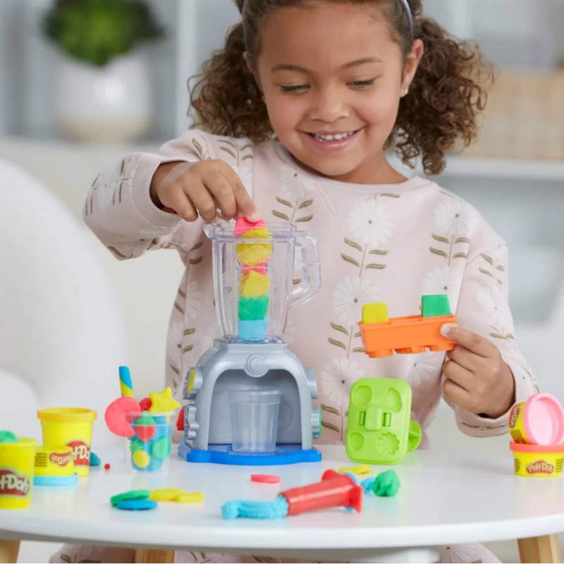 Play-Doh Plastilină Blender pentru Smoothie Set de Plastilină Accesorii Bucătărie Bucătar
