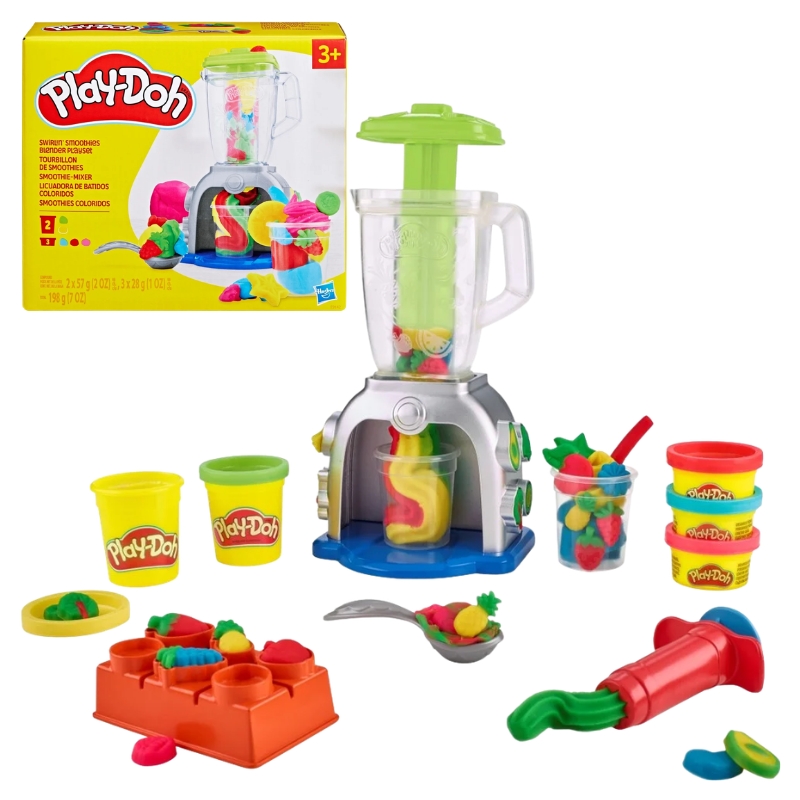 Play-Doh Plastilină Blender pentru Smoothie Set de Plastilină Accesorii Bucătărie Bucătar