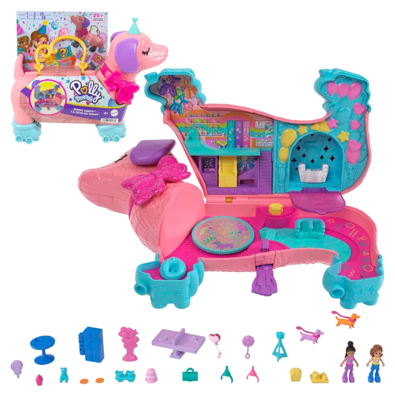 Polly Pocket Set Petrecerea Cățelușului