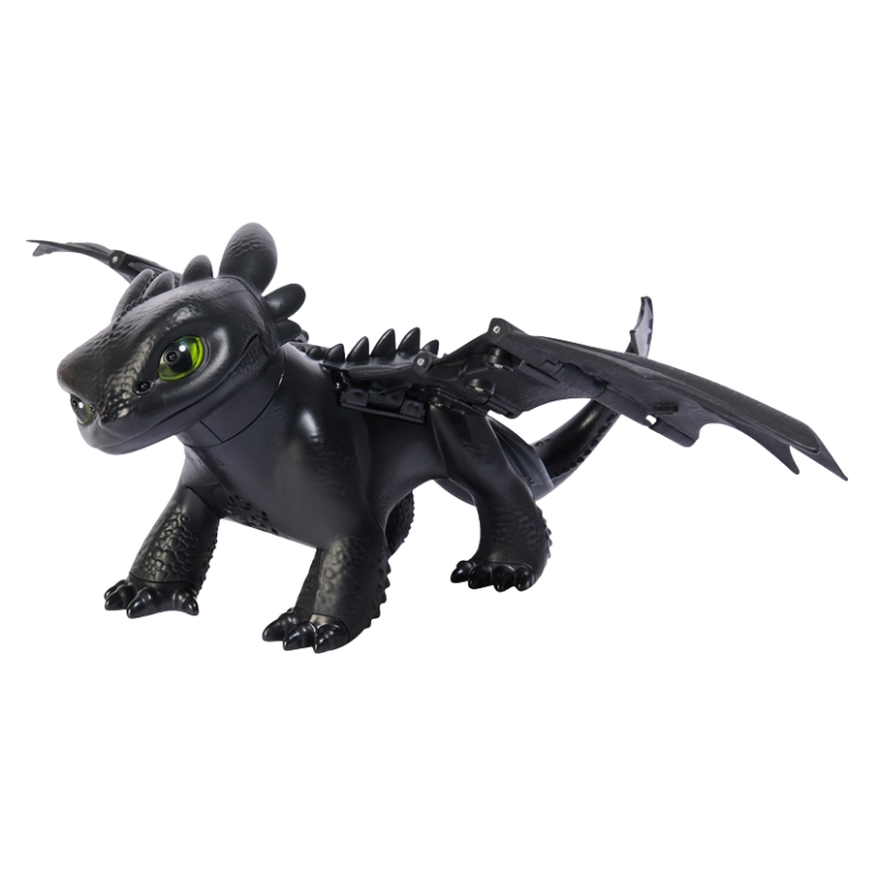 Cum să-ți dresezi dragonul Szczerbatek Figurină Dragon Interactiv Sunete Mișcare Reacții