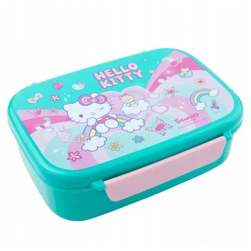 Coolpack Hello Kitty FoodyX Sandwichieră cu compartiment recipient pentru alimente Albastru-roz 765 ml