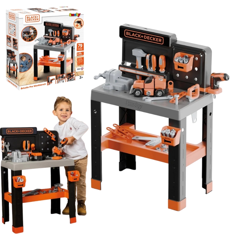 Smoby Black & Decker Atelier Jucărie Bricolo Center Accesorii Unelte