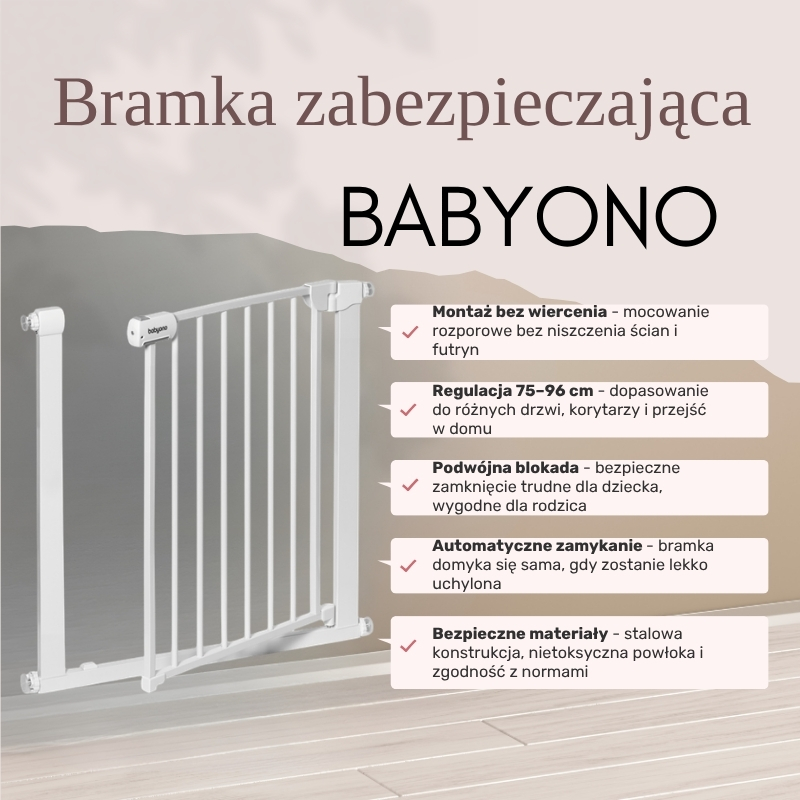 Babyono - Bramka Zabezpieczająca Rozporowa