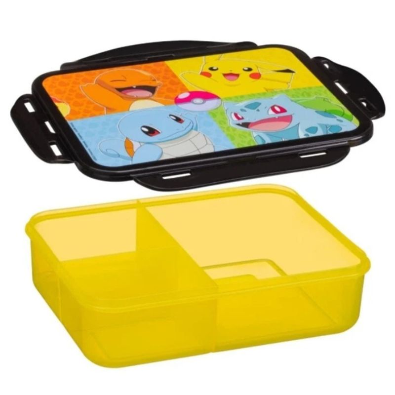Undercover Pokemon Śniadaniówka Pojemna Lunchbox Pojemnik Z Przykrywką Żółty
