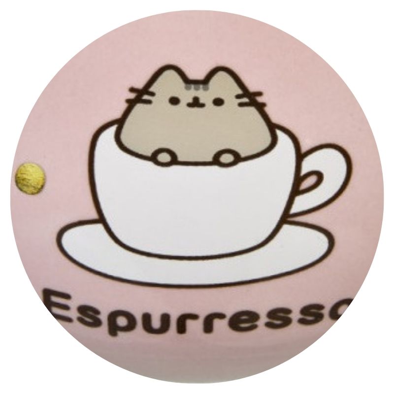 Duży Kubek Pusheen Różowy W Złote Kropki Z Nadrukiem Do Kawy Herbaty Dla Kobiety Dla Dziewczyny 300ml 