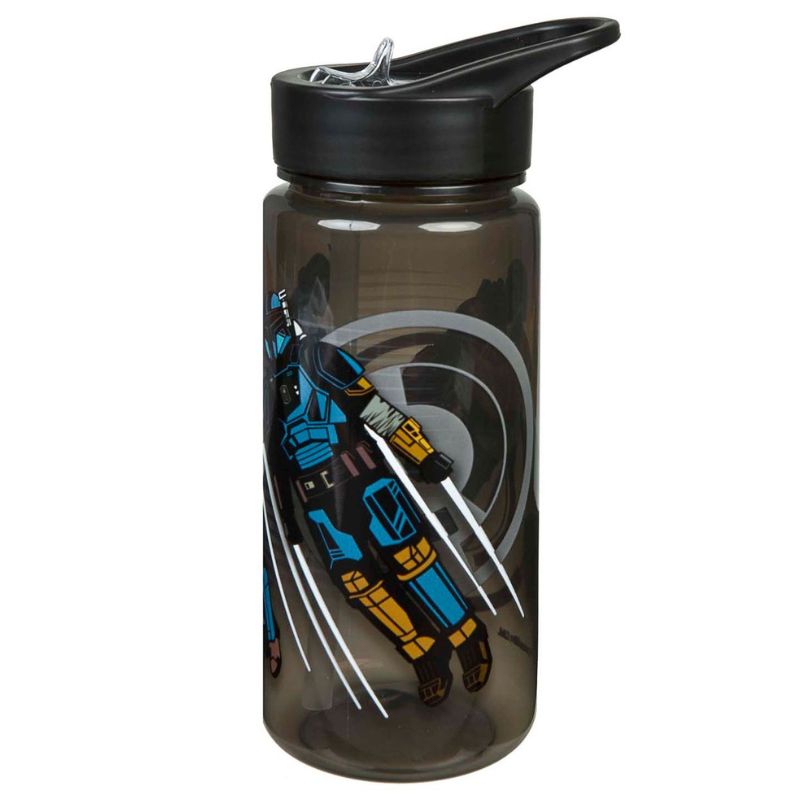 Bidon Dla Dzieci Do Szkoły Na Wodę Butelka Czarna Ze Słomką Star Wars 500ml
