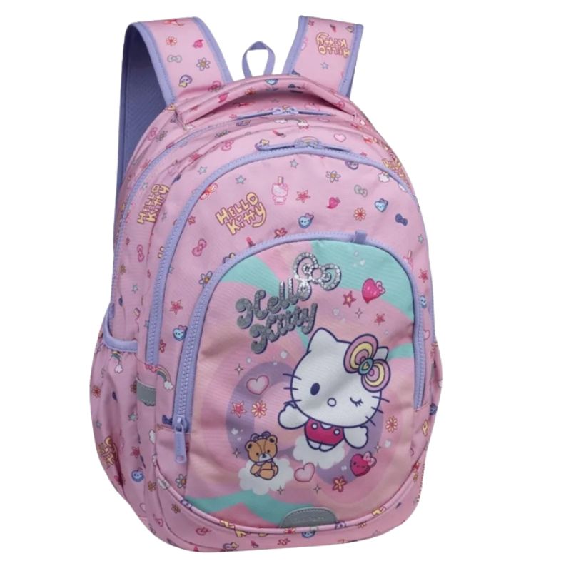 Rucsac Roz pentru Grădiniță Școlară Torba pentru Copii Prime Hello Kitty