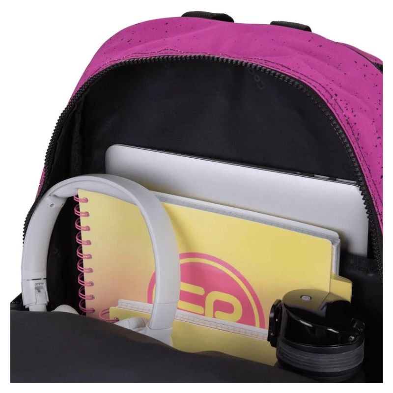 Coolpack Alfa Rucsac Școlar pentru Tineret pentru Școală Călătorie Uncompartimentat Roz Punctat