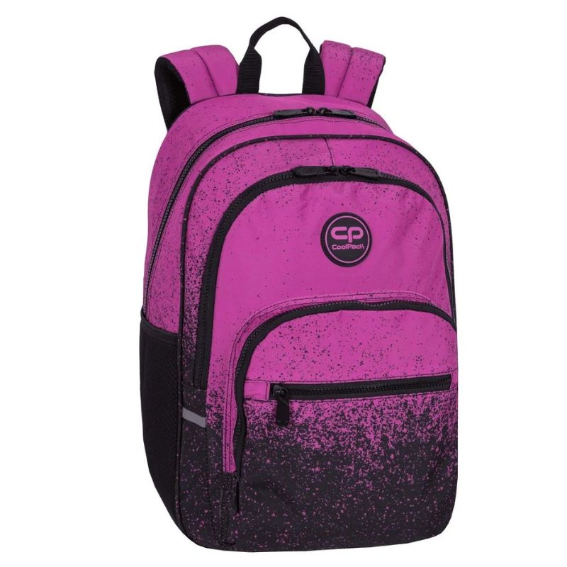 Coolpack Alfa Rucsac Școlar pentru Tineret pentru Școală Călătorie Uncompartimentat Roz Punctat